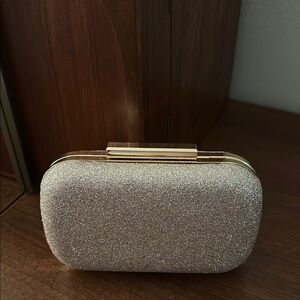 Glittery Gold Clutch